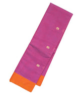 Pink Handloom Kanchi Cotton Saree With Elephant Buttas-KC1447