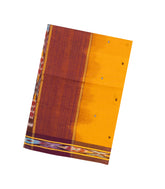 Yellow Woven Kadappa Cotton Saree With Buttas-KN0725