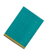 Cyan Woven Kadappa Cotton Saree With Buttas-KN0753