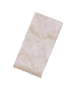 White Woven Net Saree With Hand Embroidered Motifs -EN1772