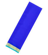 Blue Woven Mysore Silk Saree With Contrast Border-MS3701