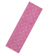 Baby Pink Woven Tussar Silk Saree With Floral Buttas-TU3416