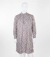 Green mid lenth kurta with floral print-EW1093