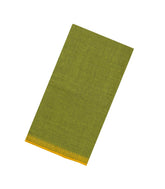 Sage Green Woven Bengal Cotton Saree With Contrast Border-BG1881