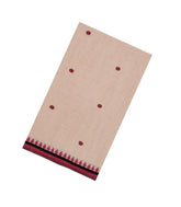 Taupe Handloom Bengal Cotton Saree With Kamalam Buttas-BG1787