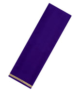 Purple Woven Mysore Silk Saree With Mango Border-MS3375