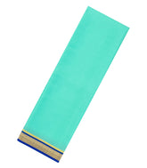 Turquoise Woven Mysore Silk Saree With Contrast Border-MS3427