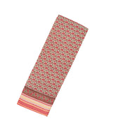 Peach Handloom Chanderi Cotton Saree With Printed Floral Motifs-CC1259
