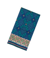 Navy Blue Handloom Rajkot Patola Ikat Silk Saree With Tie & Dye Motifs-IK0530