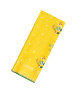 Yellow Handloom Kota Silk Saree With Meena Floral Buttas -KO1011
