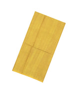 Mustard Printed Synthetic Tussar Silk Saree With Zari Checks & Contrast Pallu-SY0373