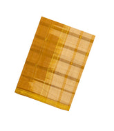 Beige Woven Kadappa Cotton Saree With Checks-KN0730