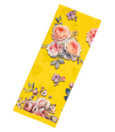 Yellow Woven Crepe Silk Saree With Printed Floral Motifs-PS0527
