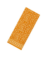 Mustard Printed Jaipur Cotton Saree With Printed Tribal Motifs-JC1748