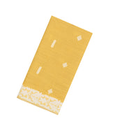 Sandal Woven Art Linen Saree With Floral Buttas-BL5666