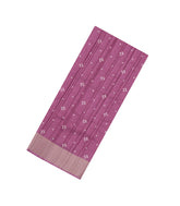 Dusty Pink Woven Synthetics Dola Silk Saree With Zari Border-BL5267