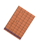 Peach Woven Kadappa Cotton Saree With Checks-KN0749