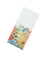 Off White Printed Synthetic Linen Saree With Floral Motifs-SY0124