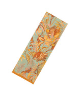Cardamom Green Printed Crepe Silk Saree With Floral Motifs-PS0891