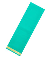 Turquoise Woven Mysore Silk Saree With Zari Border-MS3707
