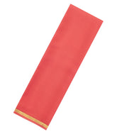 Peach Woven Mysore Silk Saree With Zari Border-MS3698