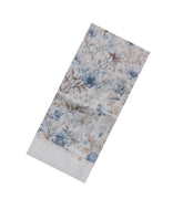 Cream Handloom Linen Saree With Printed Floral Motifs-LI0760