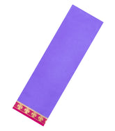 Lavender Woven Mysore Silk Saree With Contrast Zari Border-MS3788