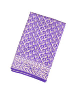 Blue Handloom Organza Soft Silk Saree With Floral Motifs-SO4127