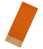 Orange Woven Mysore Silk Saree With Floral Jaal Motifs-MS3281
