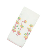 White Handloom Tussar Silk Saree With Meena Floral Motifs-TU2915