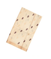 Cream Handloom Tussar Silk Saree With Floral Buttas-TU2515