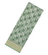 Green Printed Chanderi Cotton Saree With Floral Motifs-CC1441
