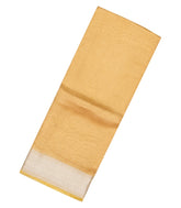 Gold Woven Banarasi Organza Silk Saree With Stripes-BE1685