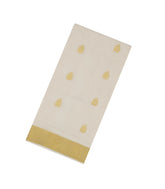 Off White Handloom Kerala Cotton Saree With Peacock Zari Buttas-KEC1019