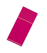 Pink Woven Mysore Silk Saree With Pure Zari Stripes-MS3296