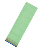Aquamarine Woven Mysore Silk Saree With Buttas & Zari Border-MS3430