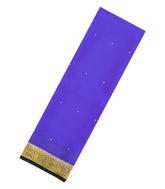 Purple Woven Mysore Silk Saree With Buttas & Contrast Border-MS3600