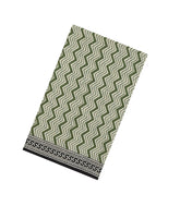 Green Printed Jaipur Cotton Saree With Floral Motifs-JC1664