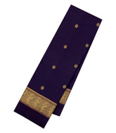 Violet Handloom Kanchipuram Silk Saree With Chakaram Buttas-KA14886