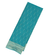 Cyan Mysore Crepe Silk Saree With Zari Stripes-MS3117