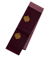 Dusty Pink & Maroon Handloom Half & Half Kanchipuram Silk Saree With Butats-KA14866