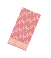 Dusty Pink Woven Art Dupion Tissue Saree With Floral Motifs-BL5860