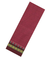 Chesnutt Pink Woven Chettinad Cotton Saree With Checks & Contrast Border-CN1825