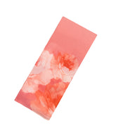 Peach Woven Georgette Saree With Printed Abstract Floral Motifs-PS0510
