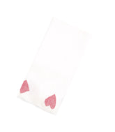 White Handloom Linen Saree With Flower Motifs-LI0743