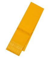 Yellow Kanchipuram Silk Saree With Zari Checks-KA14199