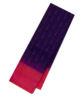 Purple Handloom Soft Silk Saree With Buttas & Contrast Border-SO4512