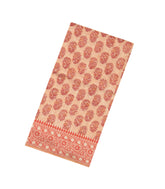 Light Peach Woven Tussar Silk Saree With Printed Floral Motifs-TU3095