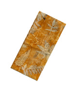 Mustard Handloom Tussar Silk Saree With Eco Printed Motifs-TU2830