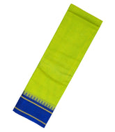 Light Green Handloom Rasipuram Cotton Saree With Contrast Silk Border-RA2372